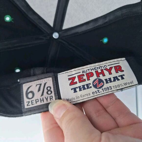 Marshall Thundering Herd Fitted 6 7/8 Hat Cap Black - Picture 7 of 7